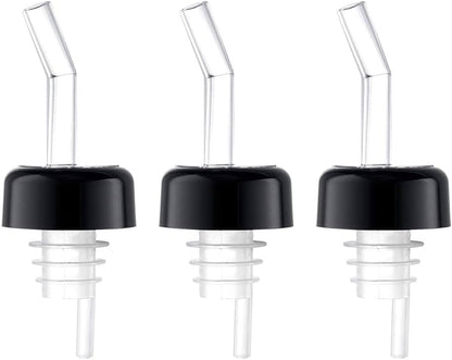 Chabrias Ltd Whiskey Gate Spirit Pourers - 12 Pack Clear with Collar | Premium Pour Spouts for Home and Professional Use | Ideal for Restaurants, Bars, Clubs, and Cafes - Premium Home from Chabrias Ltd - Just £7.59! Shop now at Chabrias Ltd