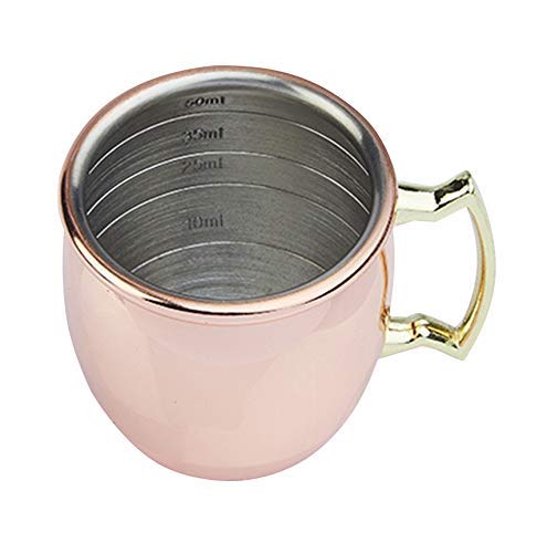 Copper Plated Stainless Steel Moscow Mule Jigger Mug by Chabrias LTD - Premium Kitchen from Chabrias Ltd - Just £4.99! Shop now at Chabrias Ltd