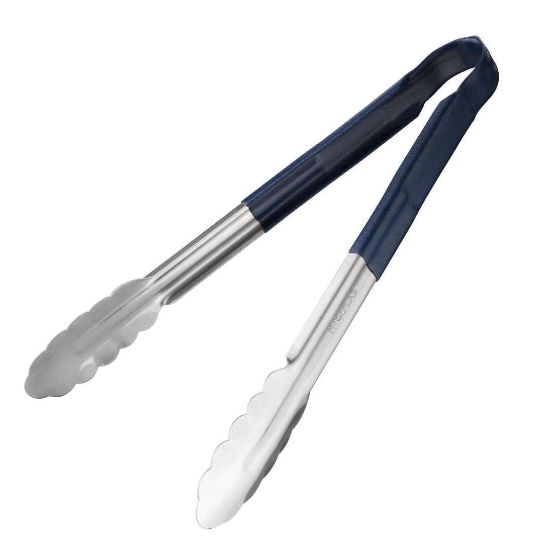 Chabrias Ltd 12" Utility Kitchen Tongs Cooking Tongs Stainless Steel Colour Coded Serving Tongs - Premium Kitchen from Chabrias Ltd - Just £5.75! Shop now at Chabrias Ltd