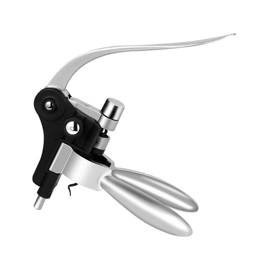 Wine Bottle Opener – Manual Hand Corkscrew with Rabbit Shaped Lever Pump & Non-Stick Screw, Easy Cork Removal, Durable Zinc Alloy Design – Perfect for Home, Bar & Hotel Use - Premium Kitchen from Chabrias Ltd - Just £17.09! Shop now at Chabrias Ltd