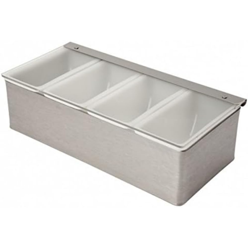 Beaumont 4 Part Stainless Steel Condiment Holder - Premium Home from Beaumont - Just £15.50! Shop now at Chabrias Ltd