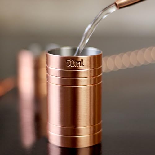 Chabrias Stainless Steel Copper Thimble Measure Bar Pub Club Spirit Measure CE Marked Government Stamped - Premium Kitchen from Chabrias Ltd - Just £19.99! Shop now at Chabrias Ltd