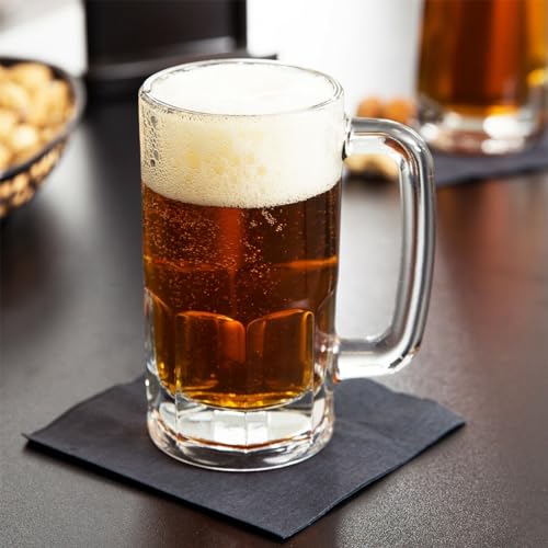 Chabrias Ltd Beer Wagon Mug Glass with Handles Beer Tankard (10oz 296ml) - Premium Kitchen from Chabrias Ltd - Just £9.99! Shop now at Chabrias Ltd