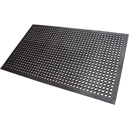 Large Outdoor Rubber Entrance Mats Anti Fatigue None Slip Drainage Door Mat Flooring Size 0.9 Metre x 1.5 Metre - Premium Furniture from Chabrias Ltd - Just £39.99! Shop now at Chabrias Ltd