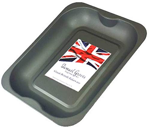 28cm 2X Roasting Baking Tray Pan Small Single Portion Non Stick Made in England - Premium Kitchen from Chabrias Ltd - Just £9.99! Shop now at Chabrias Ltd