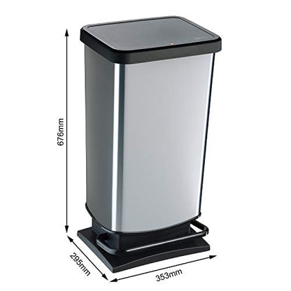 Rotho Waste bin 40 l with lid - Premium BISS from Chabrias Ltd - Just £47.59! Shop now at Chabrias Ltd