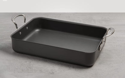 Mermaid Bakeware Hard Anodised Roasting Dish Tray with Classic Handles Made in England - Premium Kitchen from Samuel Groves - Just £106.88! Shop now at Chabrias Ltd