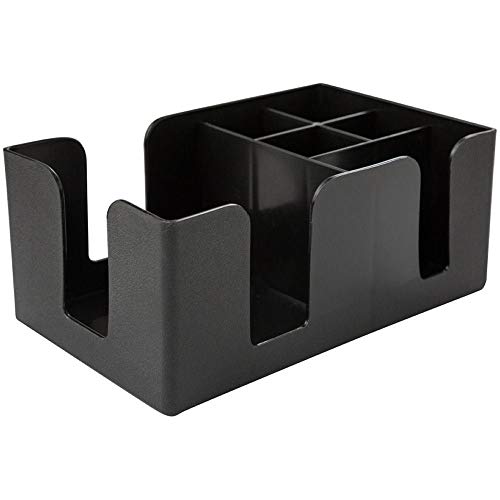 Chabrias Ltd Plastic Classic Bar Caddy Black, Bar Storage, Bar Organiser, Bar Condiment Caddy, Napkin Holder, Straw Holder - Premium Kitchen from Chabrias Ltd - Just £79.99! Shop now at Chabrias Ltd