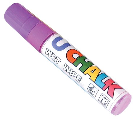 8 x Large Wet Wipe Chalk pens, All white - Premium Home from Chabrias Ltd - Just £11.99! Shop now at Chabrias Ltd