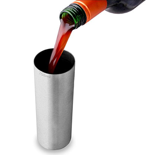 Stainless Steel Thimble Wine Measure CE 250ml | Thimble Bar Measure, White Wine Measure, Red Wine Measure, Wine Measuring Cup - Premium BISS from Chabrias Ltd - Just £7.95! Shop now at Chabrias Ltd