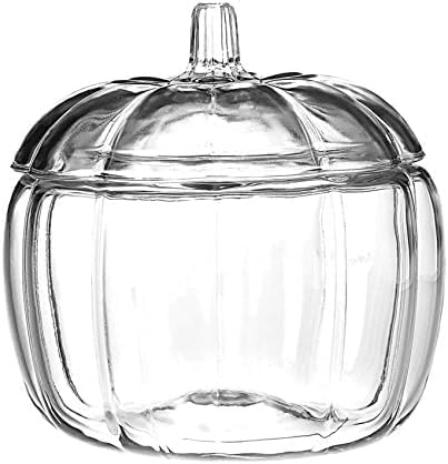 Chabrias Ltd70 Oz Clear Glass Pumpkin Jar, Halloween Sweet Bowl, Halloween Bowls, Pumpkin Jar With Lid, Halloween Punch Bowl, Jar Cookies, Sweets, Snacks, Organisation, or Candle Making (1 Jar) - Premium Home from Chabrias Ltd - Just £11.39! Shop now at Chabrias Ltd