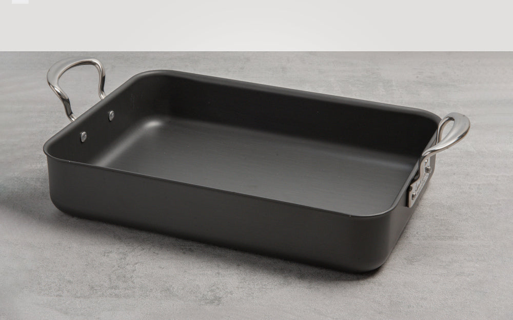 Mermaid Bakeware Hard Anodised Roasting Dish Tray with Classic Handles Made in England - Premium Kitchen from Samuel Groves - Just £106.88! Shop now at Chabrias Ltd