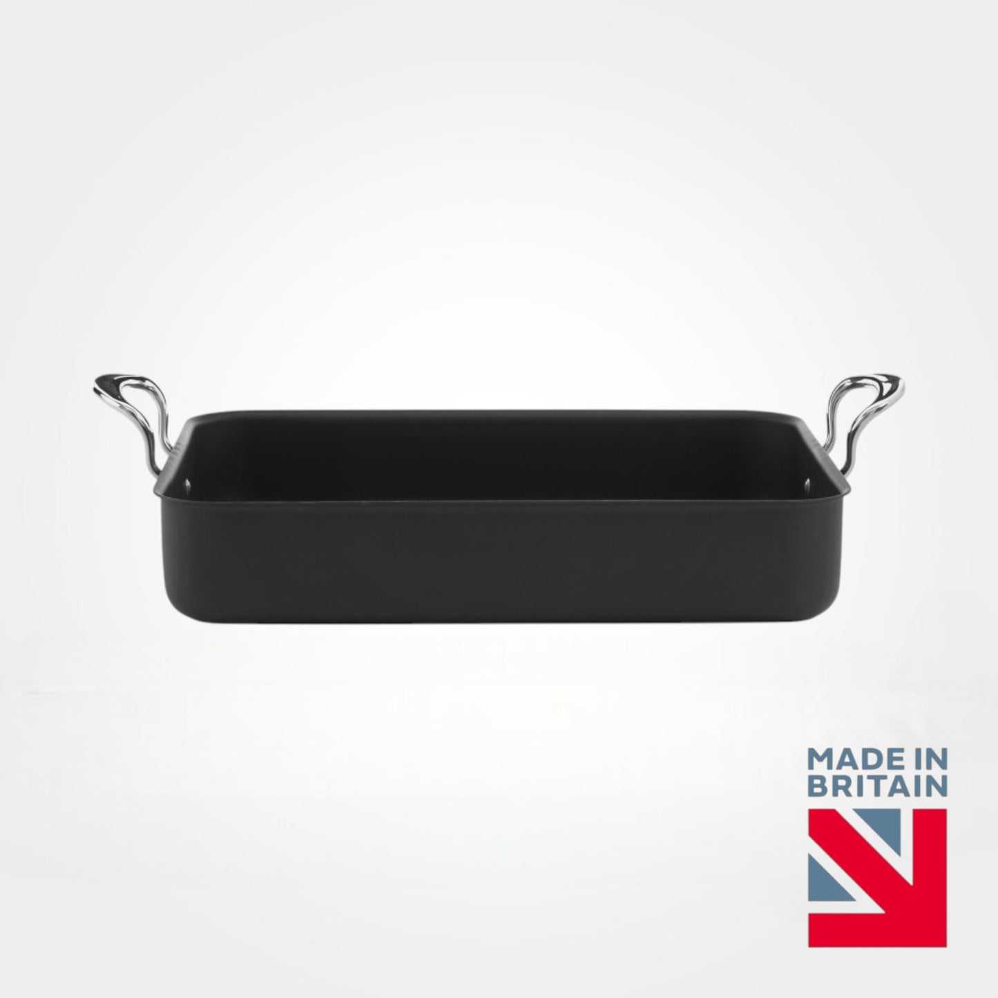 Hard Anodised Roasting Tray with Classic Handles, 16" - Premium Home from Mermaid - Just £109.99! Shop now at Chabrias Ltd