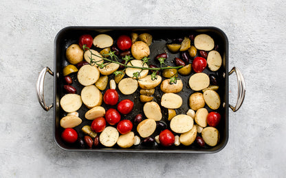 Hard Anodised Roasting Tray with Classic Handles, 16" - Premium Home from Mermaid - Just £109.99! Shop now at Chabrias Ltd