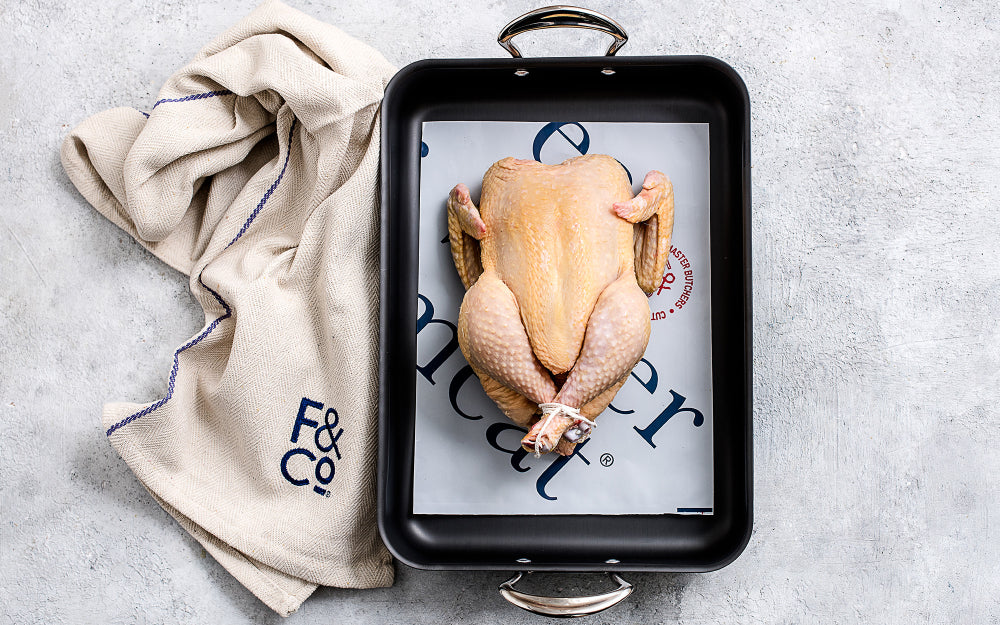 Hard Anodised Roasting Tray with Classic Handles, 16" - Premium Home from Mermaid - Just £109.99! Shop now at Chabrias Ltd
