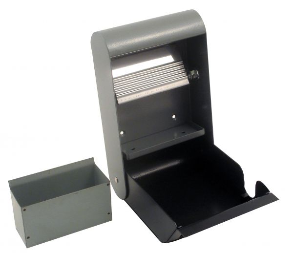 Wall-Mounted Ashtray, Stainless Steel Black, 3L - Premium Home from Probbax - Just £54.99! Shop now at Chabrias Ltd