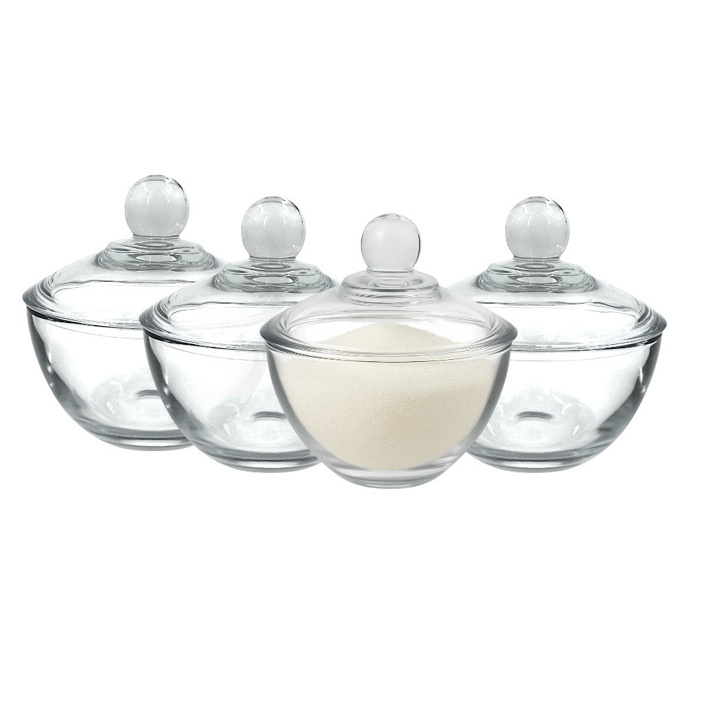 8oz Presence Sugar Bowl with Lid (4 pack) - Premium Glassware from Chabrias Ltd - Just £29.99! Shop now at Chabrias Ltd