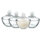 8oz Presence Sugar Bowl with Lid (4 pack) - Premium Glassware from Chabrias Ltd - Just £29.99! Shop now at Chabrias Ltd