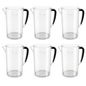 4 pint plastic jug 2.3 litre clear polycarbonate water pitcher UK made