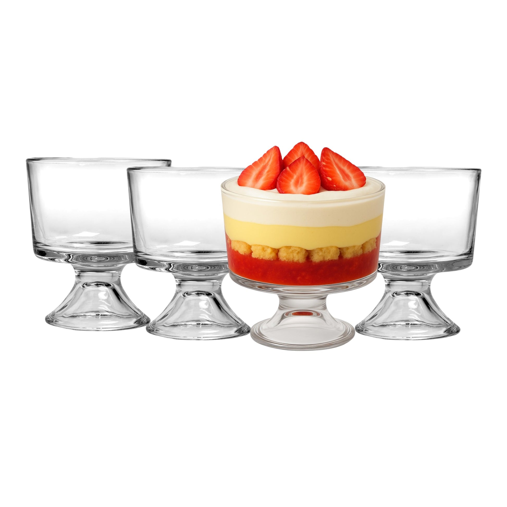 Trifle Sundae Punch Bowl, 10oz (4 pack) - Premium Home from Chabrias Ltd - Just £19.99! Shop now at Chabrias Ltd