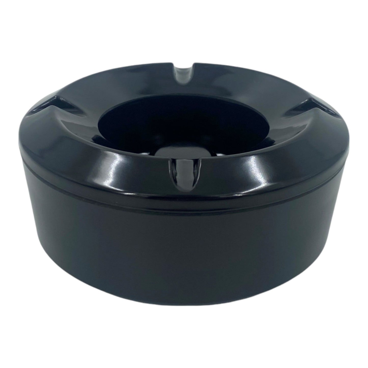 Windproof Ashtray Black Melamine 10cm , (12 pack) - Premium Kitchen from Chabrias Ltd - Just £44.99! Shop now at Chabrias Ltd