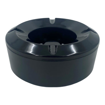 Windproof Ashtray Black Melamine 10cm , (12 pack) - Premium Kitchen from Chabrias Ltd - Just £44.99! Shop now at Chabrias Ltd