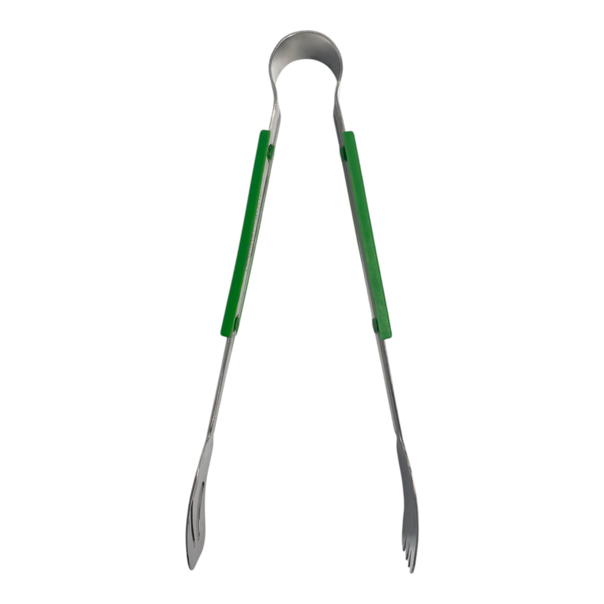 Le Buffet Stainless Steel Serving Tongs – Colour Coded Handles (Green) - Premium Kitchen from Chabrias Ltd - Just £7.99! Shop now at Chabrias Ltd
