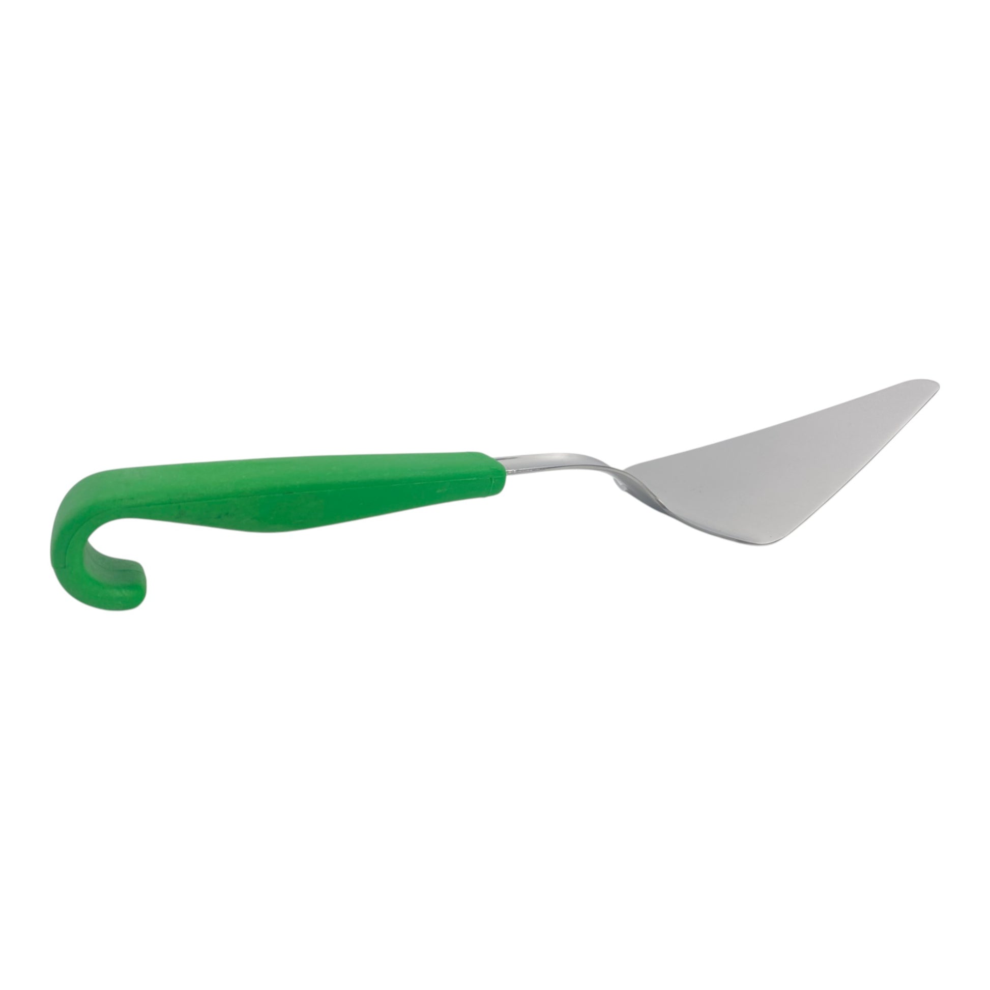 Le Buffet Cake & Pie Server – Stainless Steel with Heat-Resistant Handle (Green) - Premium Kitchen from Chabrias Ltd - Just £7.99! Shop now at Chabrias Ltd