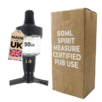 50ml Bar Optic Measure, Traditional Spirit Dispenser