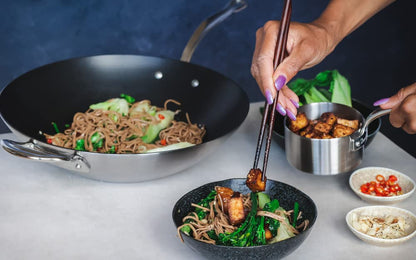 Samuel Groves Classic 40cm NonStick Stainless Steel Triply Wok - Premium Kitchen from Samuel Groves - Just £218.50! Shop now at Chabrias Ltd