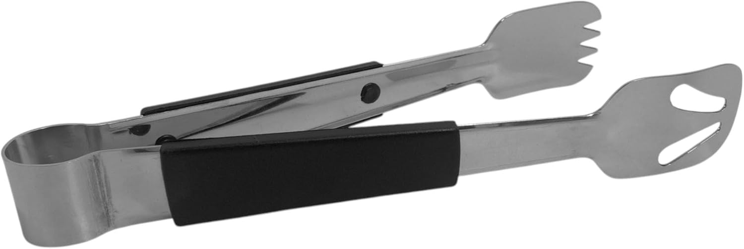 Le Buffet Stainless Steel Serving Tongs Set – Colour Coded Handles (Black, Yellow, Green) - Premium Kitchen from Chabrias Ltd - Just £25.99! Shop now at Chabrias Ltd