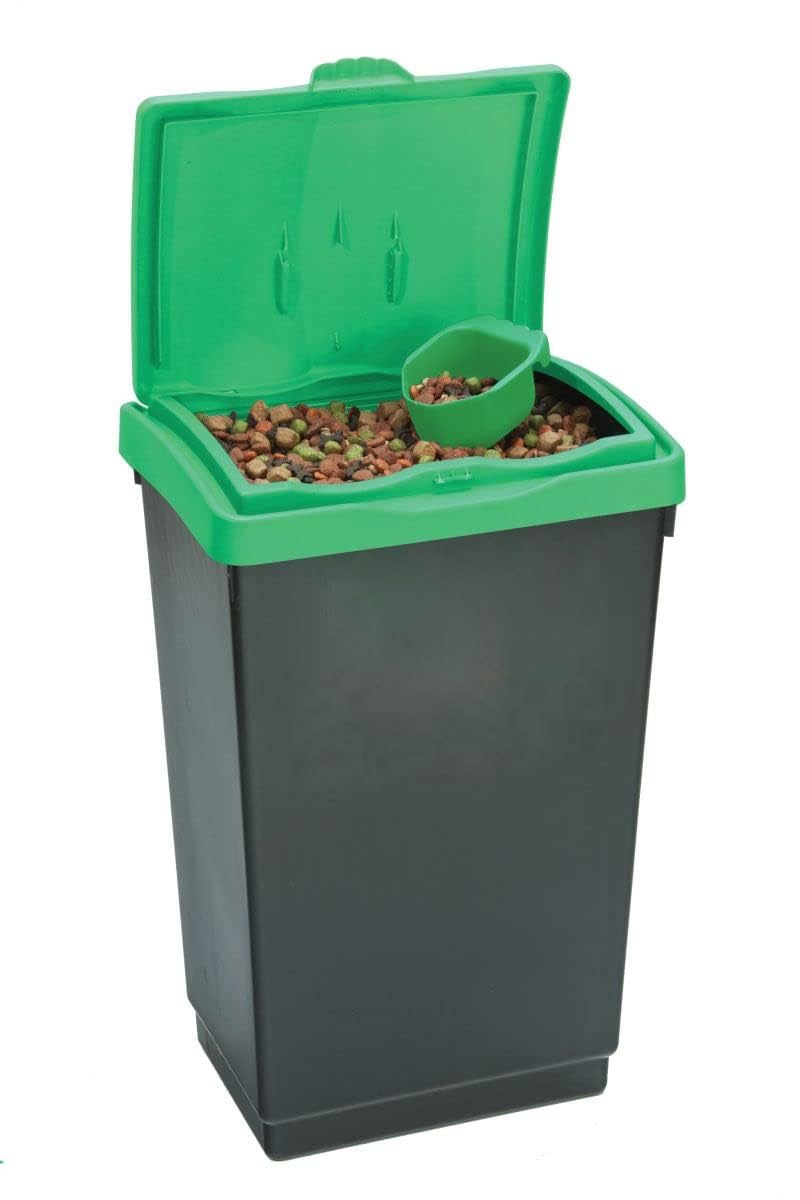 Chabrias Ltd Dry Storage Bin Plastic Box Container with Scoop & Lid Store Pet Food & Bird Seed - Premium Home from Chabrias Ltd - Just £16.62! Shop now at Chabrias Ltd