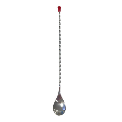 12" Full Twist Bar Spoon Stainless Steel Cocktail Accessories - Premium Kitchen from Chabrias Ltd - Just £4.74! Shop now at Chabrias Ltd