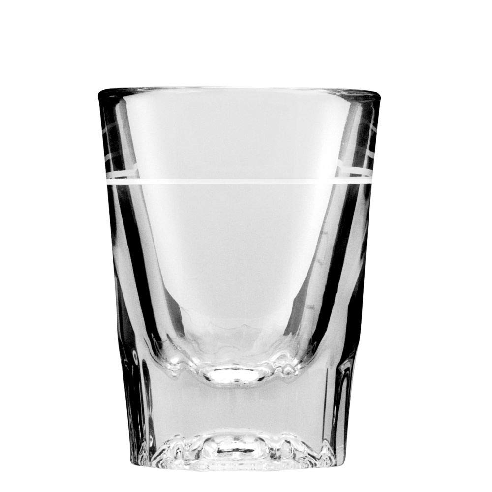 6X Whiskey Shot Vodka Glass 2oz with 1oz Line | Glassware Heavy Strong Base - Premium Kitchen from Anchor Hocking - Just £12.34! Shop now at Chabrias Ltd