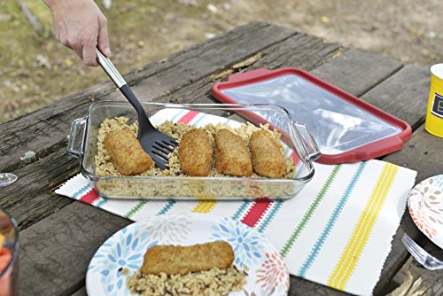 Anchor Hocking Glass Baking Dish with TrueFit Lid - Premium Home from Chabrias Ltd - Just £29.99! Shop now at Chabrias Ltd