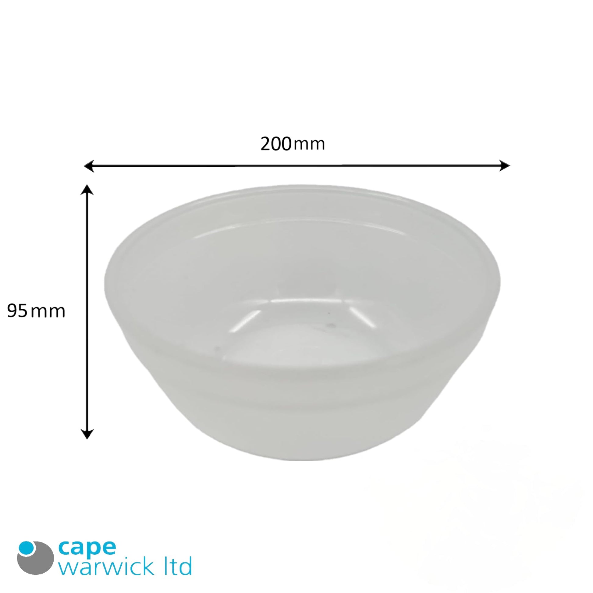 CAPE WARWICK Multi-Use Lotion/Cream Bowl Polypropylene Beauty Care Mixing Bowl Crafting Nail Salon Hair Mixing Bowl Reusable Pack of 10 - Premium Kitchen from CAPE WARWICK - Just £33.24! Shop now at Chabrias Ltd
