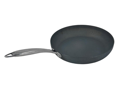 Chabrias Ltd 12"/26cm Pre-Seasoned Carbon Steel Frying Pan Omelette Pan UK Made - Premium Kitchen from Chabrias Ltd - Just £29.99! Shop now at Chabrias Ltd