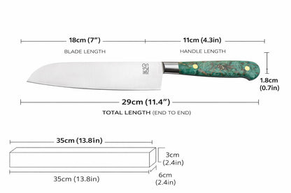 Samuel Groves 7" Santoku Knife 18cm