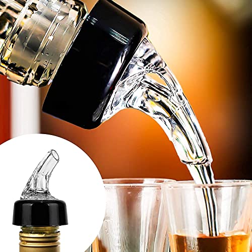 Chabrias Bottle Pourers, Quick Shot Spirit Measure Pourer Spouts Drinks Wine Cocktail Alcohol Automatic Dispenser Home Bar Tools UK Made