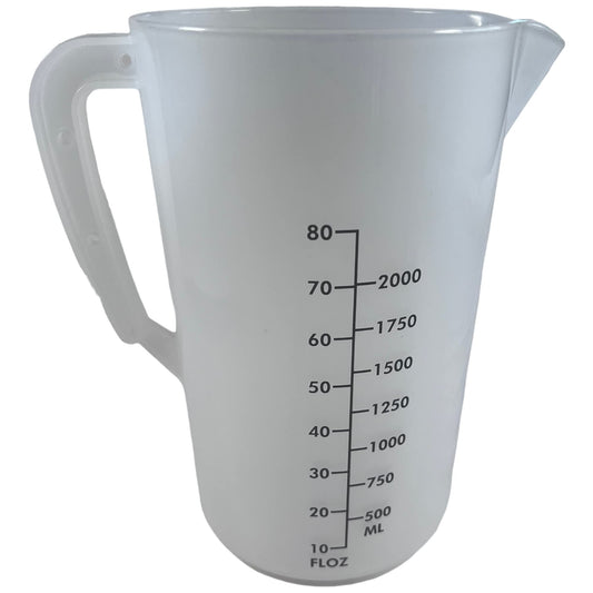 2000ml Hotstrong Medical Jug - Ergonomic Handle Heavy Duty and Durable Design for Home, Commercial, and Industrial Use Made in England - Premium Kitchen from Chabrias Ltd - Just £5.69! Shop now at Chabrias Ltd