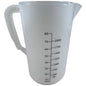 2000ml Hotstrong Medical Jug - Ergonomic Handle Heavy Duty and Durable Design for Home, Commercial, and Industrial Use Made in England - Premium Kitchen from Chabrias Ltd - Just £5.69! Shop now at Chabrias Ltd