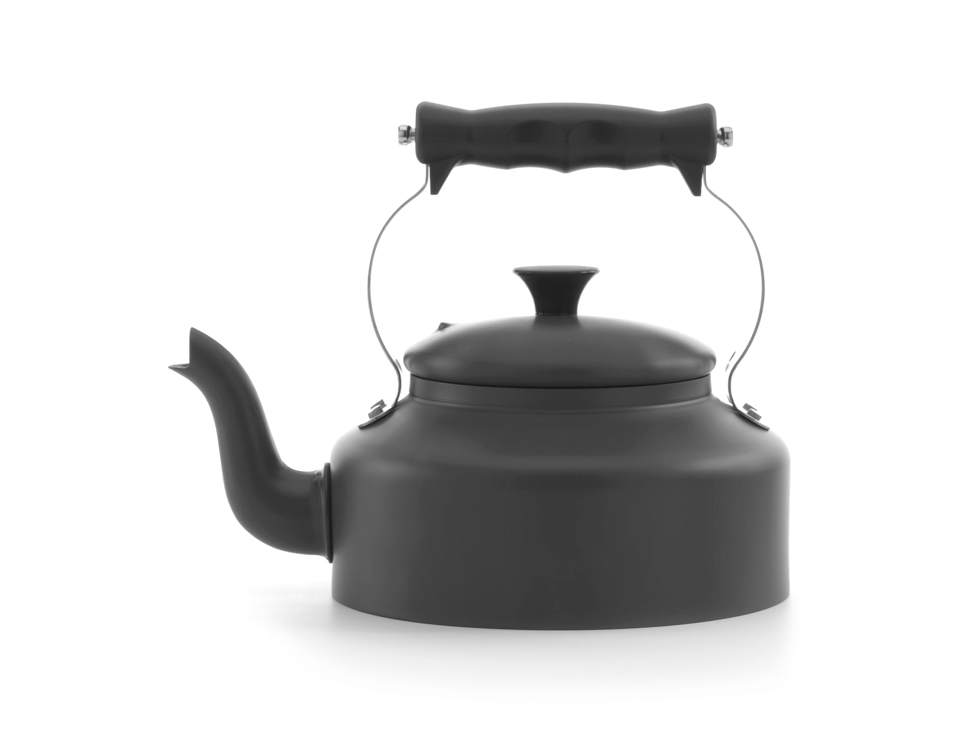 Traditional Style Hard Anodised Kettle UK Made - Ergonomically Designed Handle - Suitable for Gas, Electric, Induction, Log Burners and AGA cookers (3 litre) - Premium STOVETOP_KETTLE from Chabrias Ltd - Just £79.99! Shop now at Chabrias Ltd