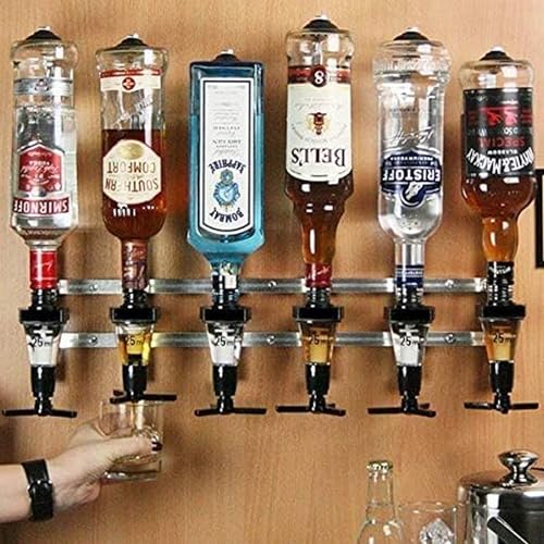 Chabrias Ltd Professional 1/2/4/6 Bottle Optics for Spirits - UK Made Bar Butler Shot Measure Bracket Alcohol Wine Upside Down Drink Dispenser Home bar Garage Man cave - Premium Home from Chabrias Ltd - Just £24.99! Shop now at Chabrias Ltd