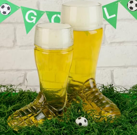 Chabrias Ltd Ultimate Beer Glass Football Rugby Boot Mug - Perfect for UEFA Euros, World Cup, and Soccer Fans! - Premium Kitchen from Chabrias Ltd - Just £16.14! Shop now at Chabrias Ltd