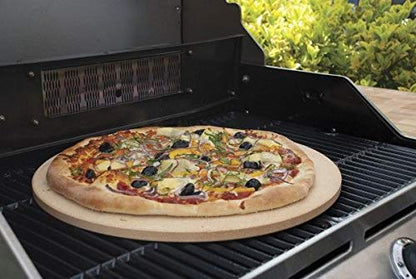 Rectangular Round Pizza Naan Bread Oven BBQ Grill Baking Stone - Premium Kitchen from Chabrias Ltd - Just £17.99! Shop now at Chabrias Ltd