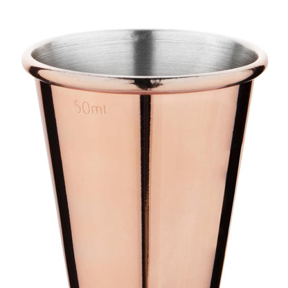 3-in-1 Copper Banded Jigger Measure (25,35,50ml) - Premium Thimble from Chabrias Ltd - Just £7.99! Shop now at Chabrias Ltd