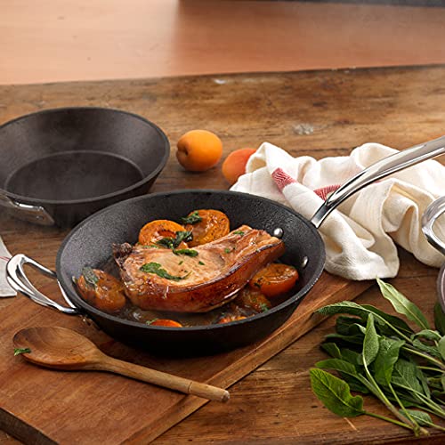 Samuel Groves Britannia Recycled Cast Iron Frying Pan Skillet Cookware Range Made in England - Premium Kitchen from Chabrias Ltd - Just £71.75! Shop now at Chabrias Ltd