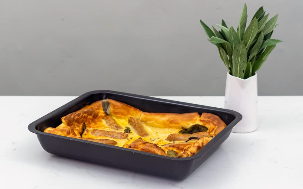 Hard Anodised Yorkshire Pudding Tray, 13" - Premium Home from Mermaid - Just £47.49! Shop now at Chabrias Ltd