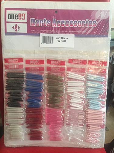 One80 Dart Accessories Dart Stems - 60pk - Premium Home from Chabrias Ltd - Just £19.99! Shop now at Chabrias Ltd