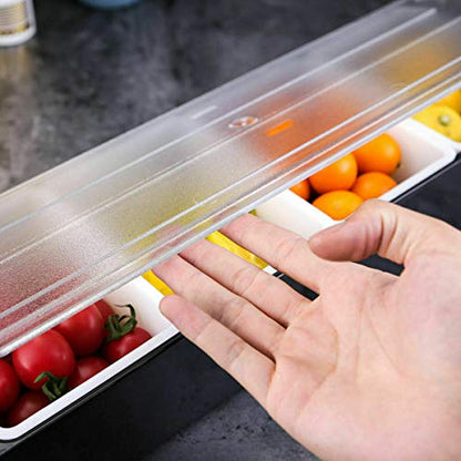 Click to Open expanded View Plastic Condiment Dispenser 6 Compartment Black | Bar Condiment Holder, Cocktail Garnish Tray by Chabrias Ltd - Premium Kitchen from Chabrias Ltd - Just £23.46! Shop now at Chabrias Ltd